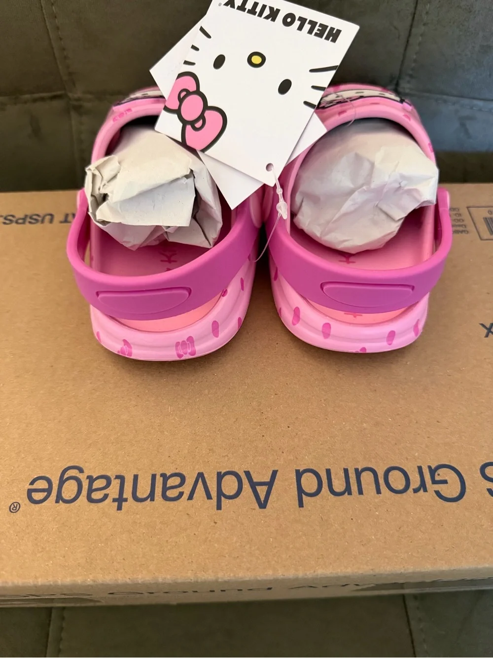 Hello Kitty Pink Kids Slip-On Clog Sandals